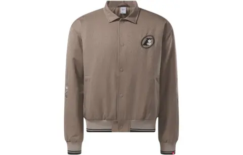 Reebok Jackets Unisex Brown Lapel Moderate