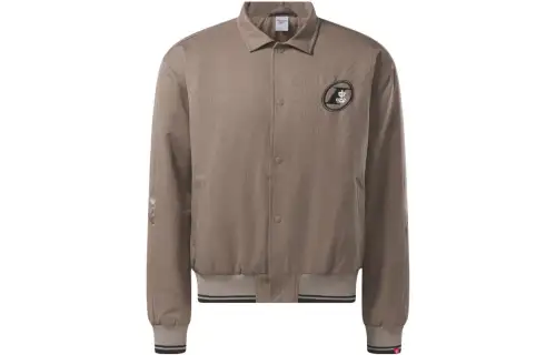 Reebok Jackets Unisex Brown Lapel Moderate Other