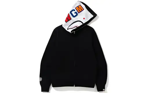 Bape City Camo Side Shark Full Zip Hoodie