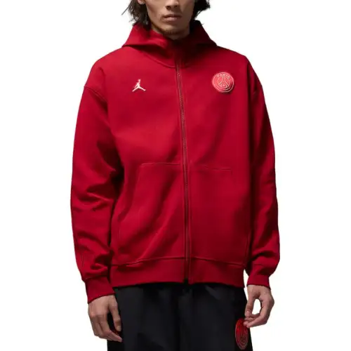 Jordan Paris Saint GermainHOOP Sweatshirt Men's Red