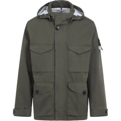 STONE ISLAND Jackets & Coats Men's Army Green