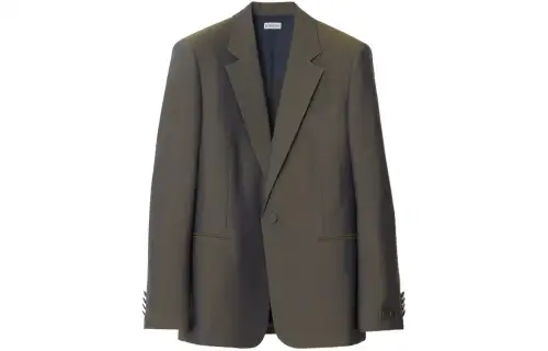 Burberry SS24 Business Suit Coat Men's Coral
