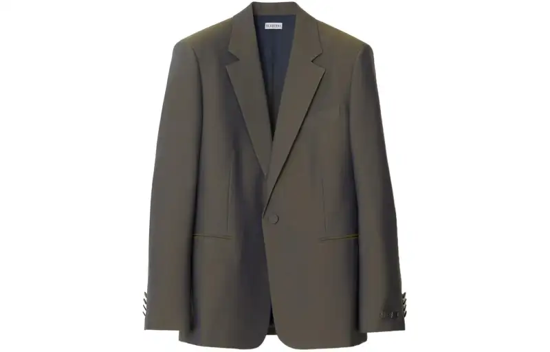 Burberry SS24 Business Suit Coat Men's Coral