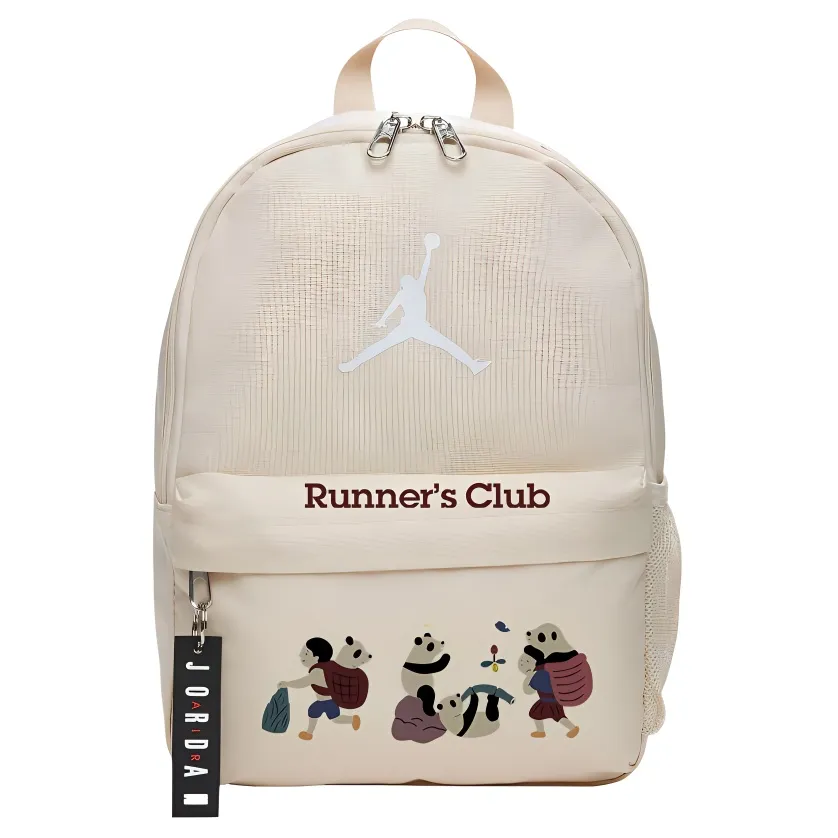 Jordan Polyester Backpack Unisex Pearl White