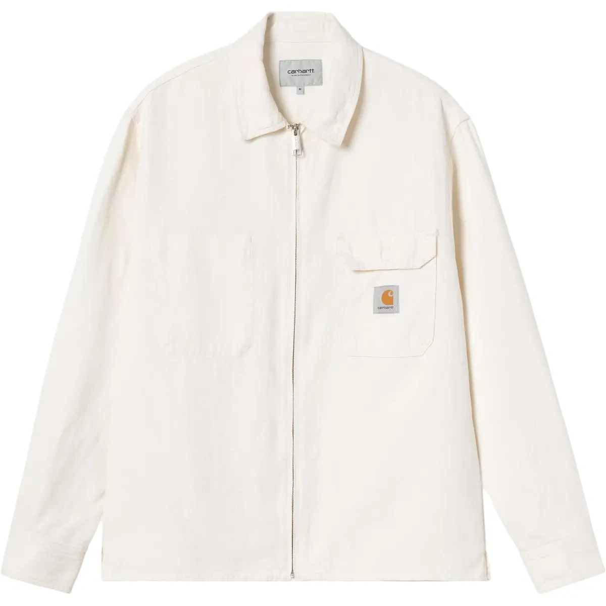 Carhartt Wip Logo-Patch Zipped Shirt