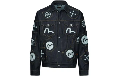 EVISU Jackets & Coats Men's Denim Blue