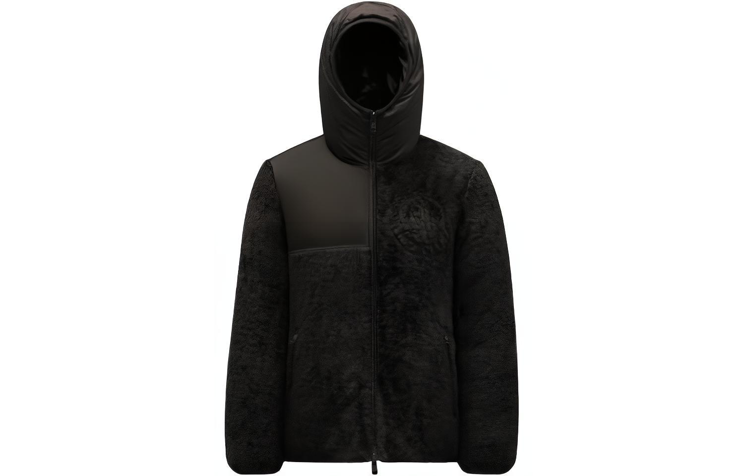 Мужской пуховик MONCLER GENIUS FW21 HAMURA (черный)