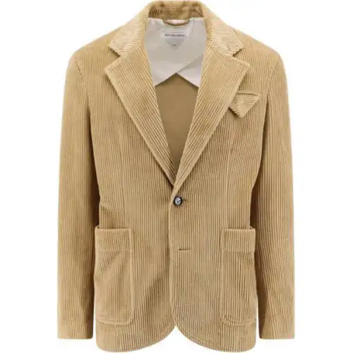 Bottega Veneta Single Breasted Corduroy Jacket