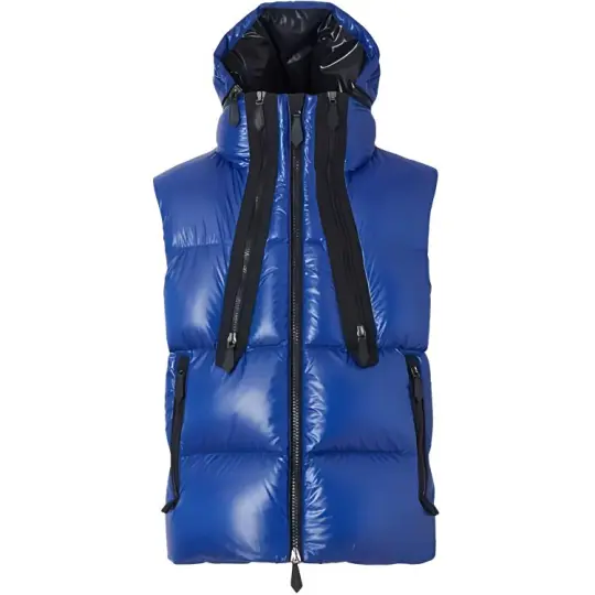 Burberry Down Vest Men's Ocean Blue