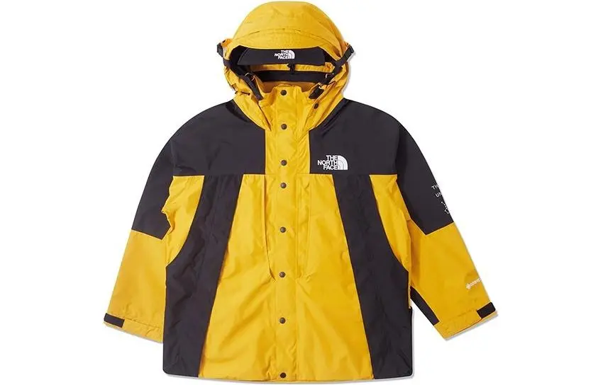 THE NORTH FACE Waterproof, Windproof, And Breathable Windbreaker Jacket Men's Yellow