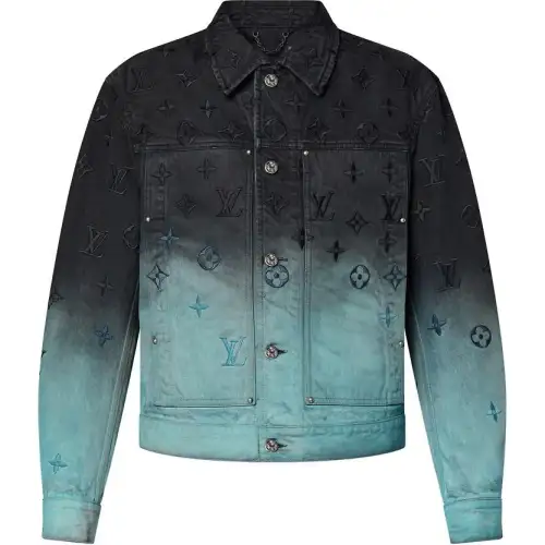LOUIS VUITTON Embroidered Denim Blouson