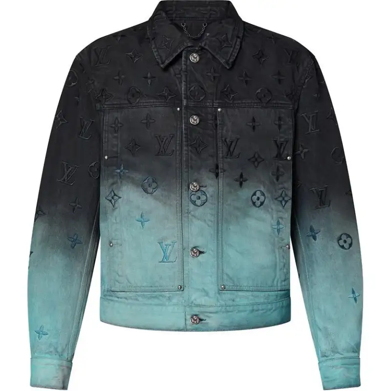LOUIS VUITTON Embroidered Denim Blouson