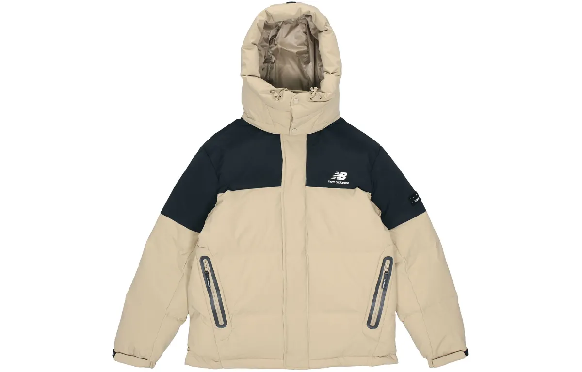 New Balance Down Jacket Winter Men's Beige Yellow