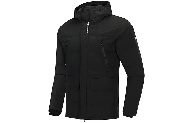 Li Ning Basketball Collection Down Jacket Men's Black