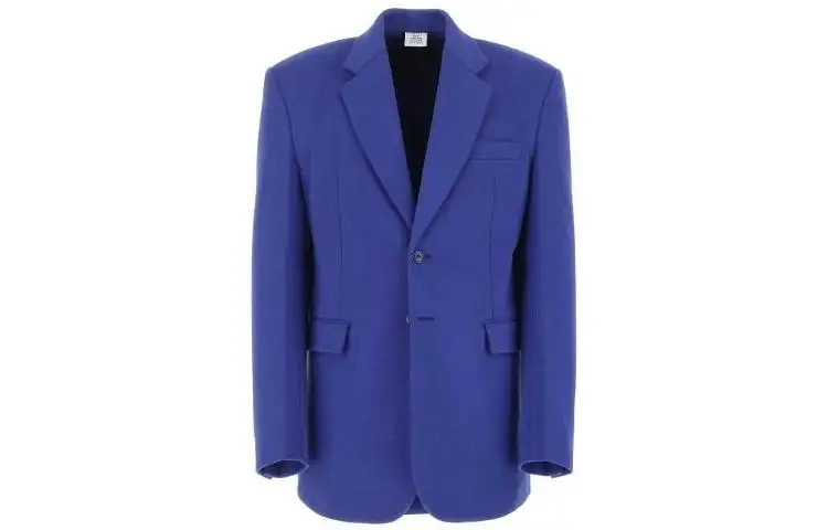 Vetements Jackets Men's Blue Suit Collar Moderate Other
