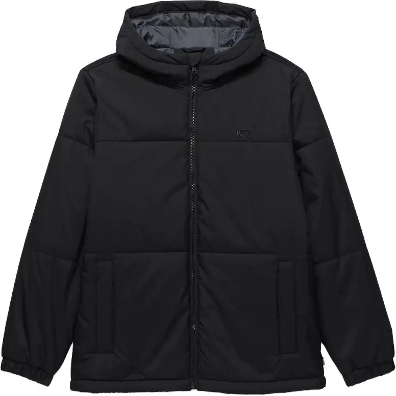 Vans Down Jackets Men's Black Hooded Moderate Down Jacket