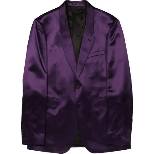 Burberry Business Suit Men's Purple