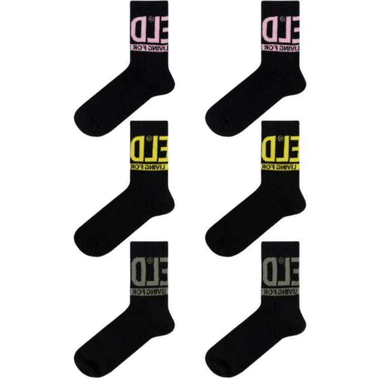 DIESEL Mid Calf Socks Men’s 3 Pack