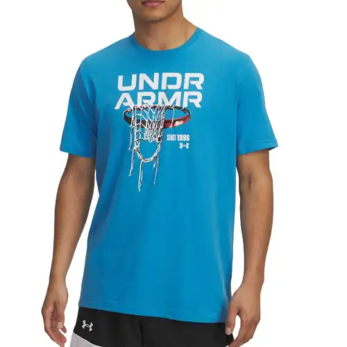 Under Armour Hoops T Shirt Men's Blue