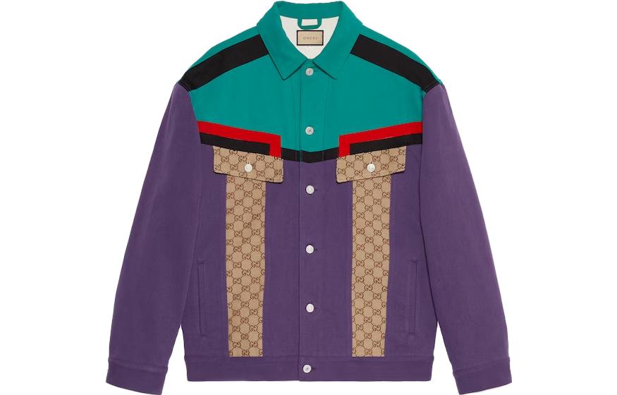 Мужская куртка Gucci (фиолетовая)