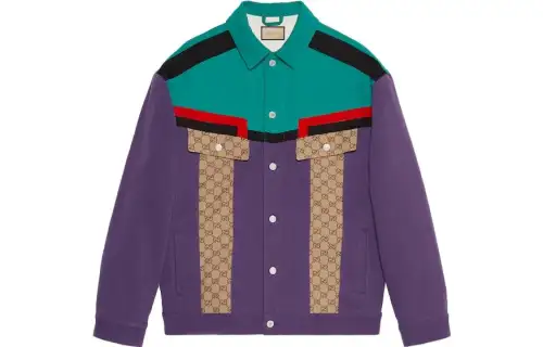 GUCCI Jackets & Coats Men's Purple
