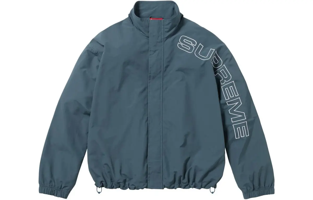 Supreme Spellout Embroidered Track Jacket