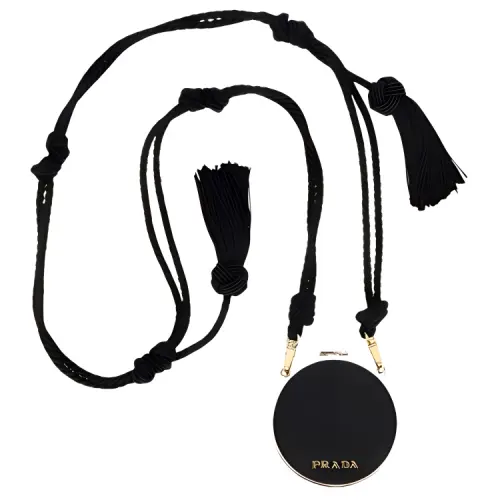 PRADA Nylon Shoulder Bag Women's Black