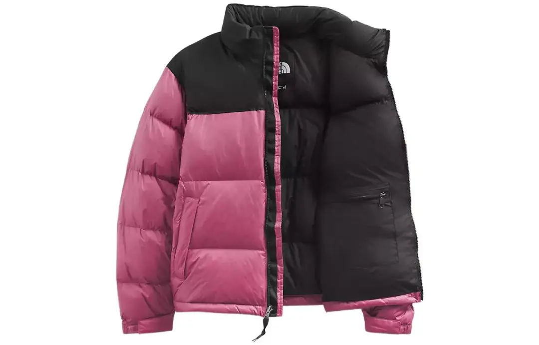 The North Face logo-print padded down jacket