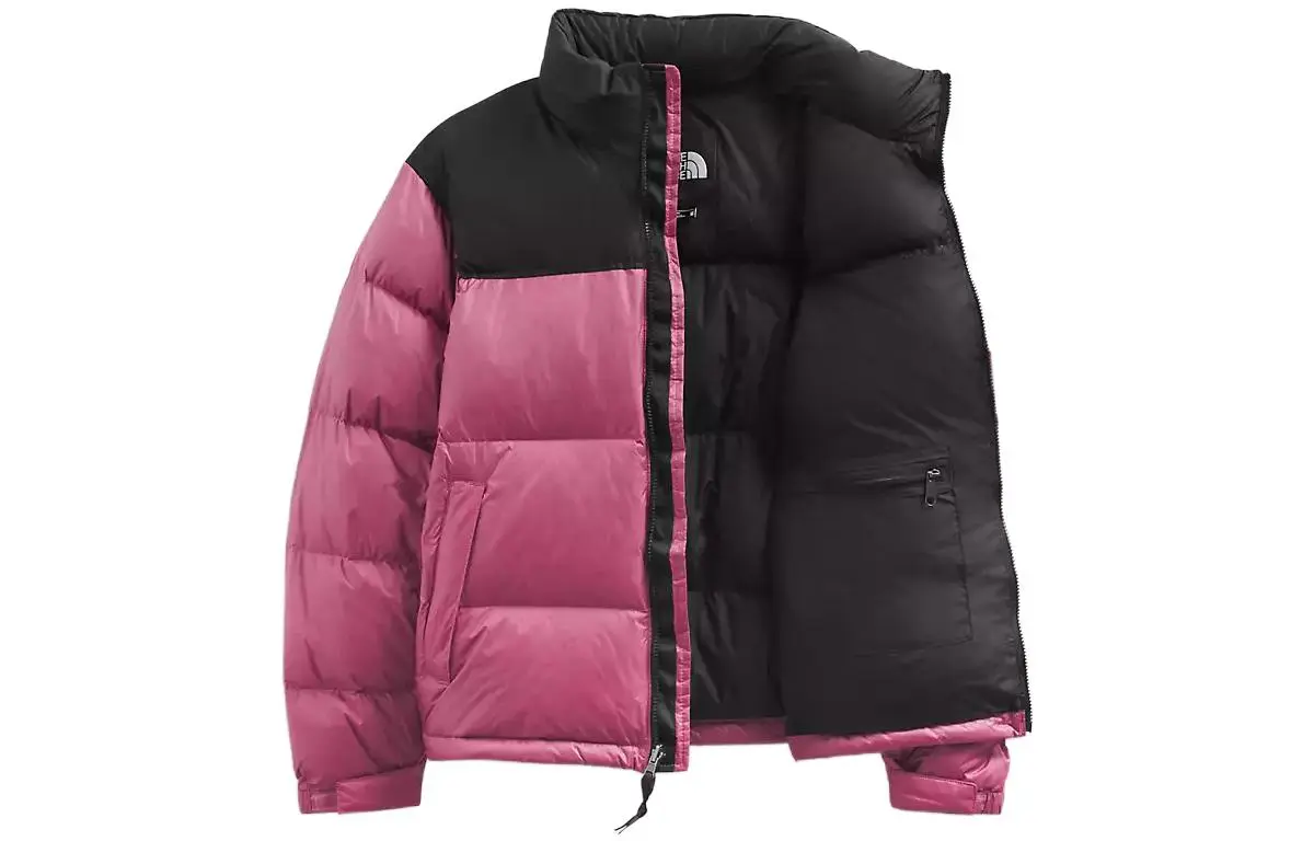 The North Face logo-print padded down jacket
