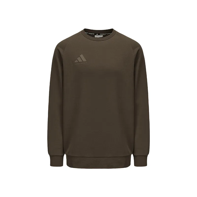 Adidas Sweatshirt Unisex Neutral Coffee Brown/Dark Brown