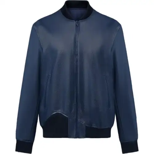 Lv Reversible Leather Nylon Blouson