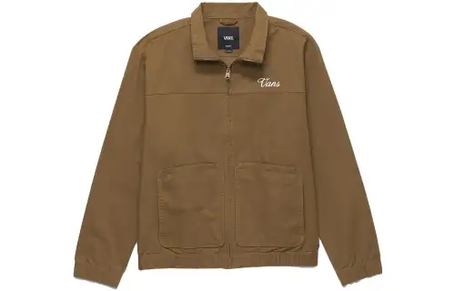 Vans KELLER STATION Jackets Men's Brown Lapel Moderate Other