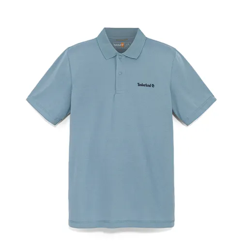 Timberland Polo Shirt Men's Steel Blue