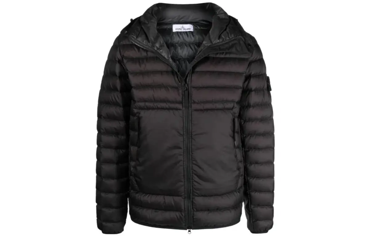 STONE ISLAND Down Jacket Unisex Black