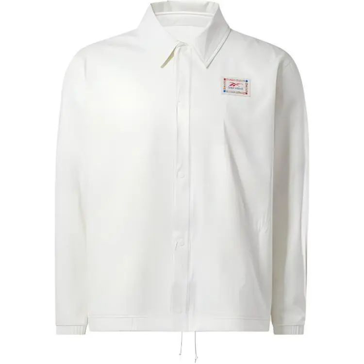 Reebok Jackets Men's White Lapel Moderate