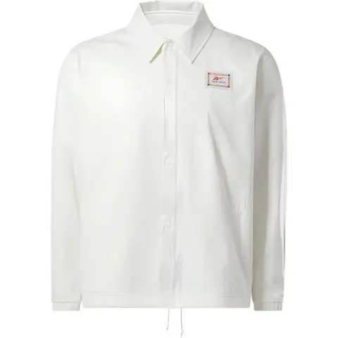 Reebok Jackets Men's White Lapel Moderate