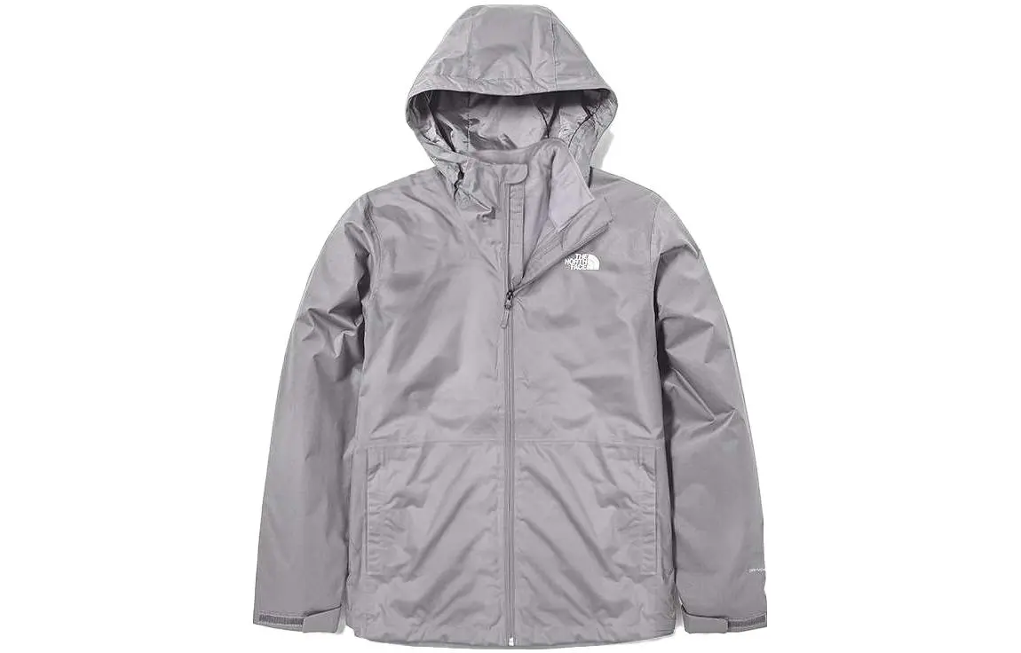 THE NORTH FACE Dryvent Waterproof Windbreaker Jacket Men's Gray