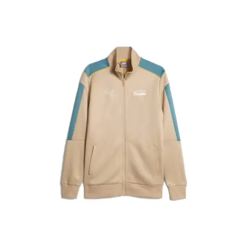 PUMA Jackets Men's Yellow Stand Collar Moderate Other