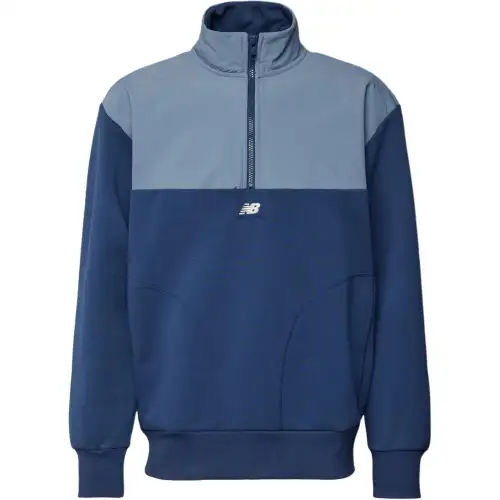 New Balance Jackets Men's Blue Stand Collar Moderate Other