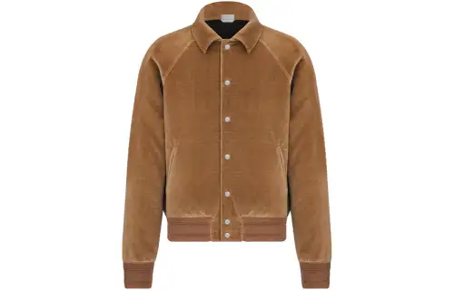 DIOR Jackets Men's Khaki Lapel Moderate Other