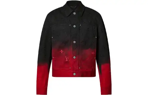 LOUIS VUITTON FW23 Denim Jacket Men's Multicolor