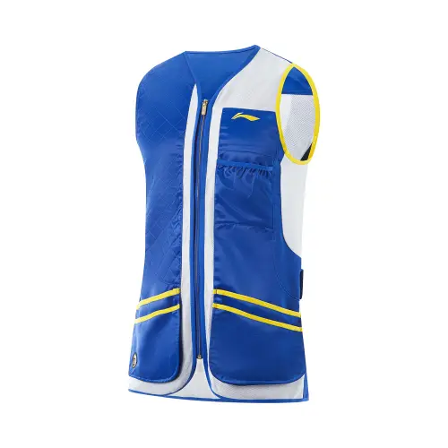 Li Ning Table Tennis Collection Vest Men's Bright Blue/Standard White