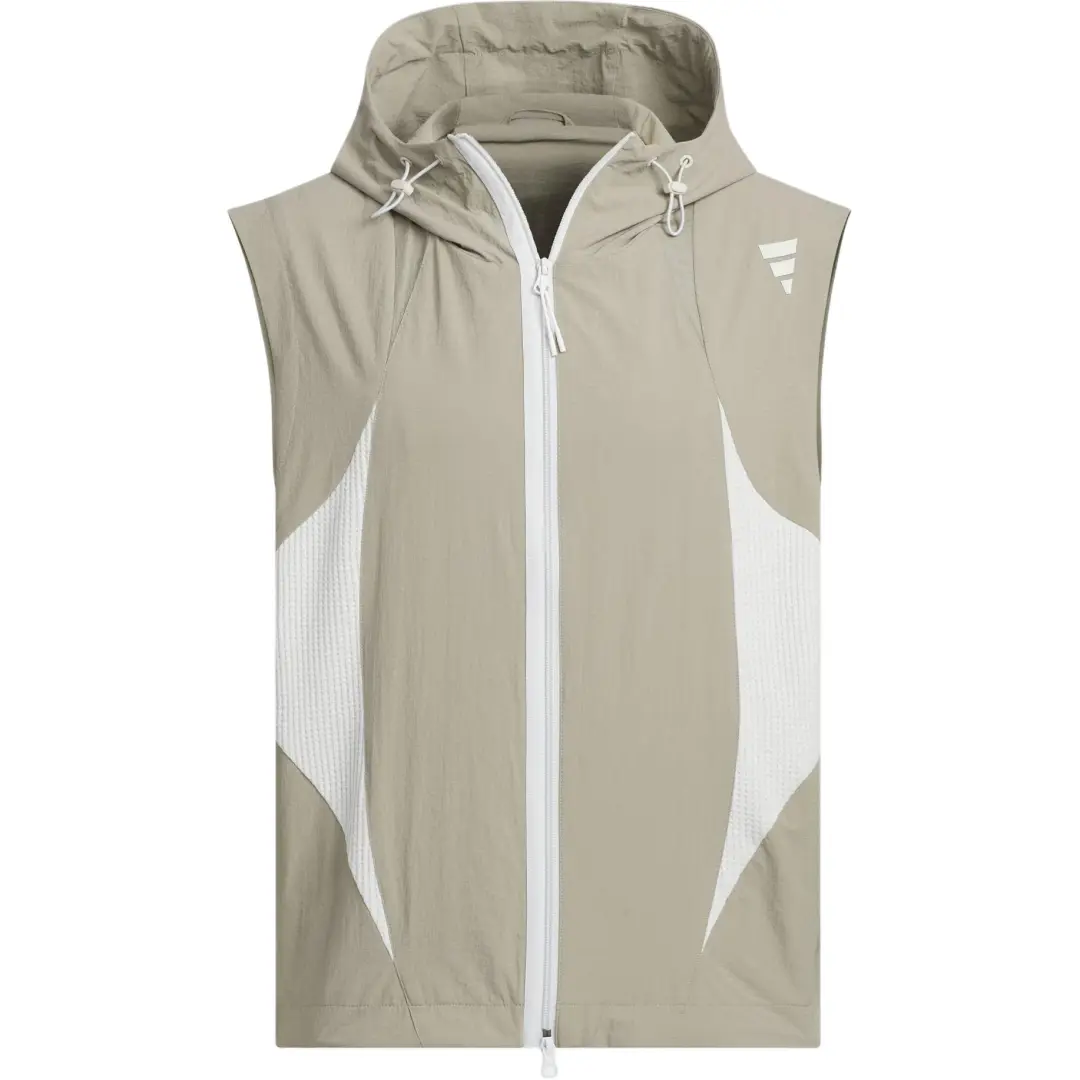 Adidas FUTURE STYLE WOVEN VEST Men's Pebble Silver Gray/Light Gray