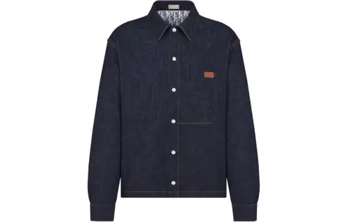 DIOR SS24 Denim Jacket Men's Blue