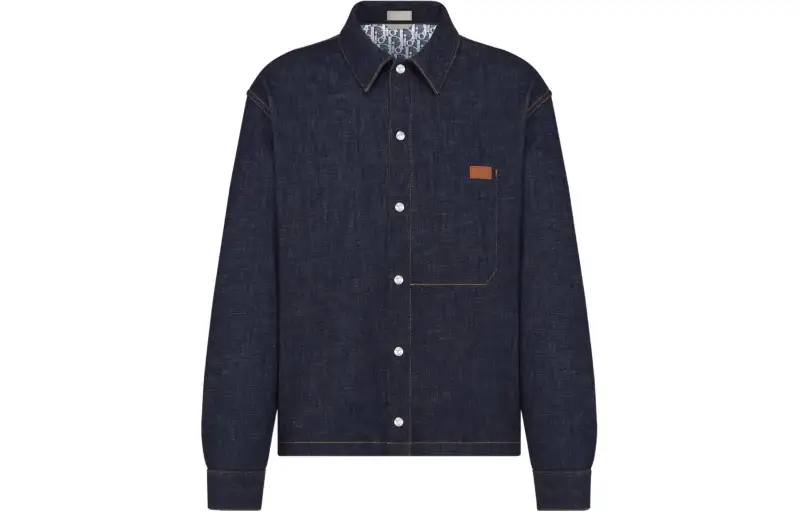 DIOR SS24 Denim Jacket Men's Blue