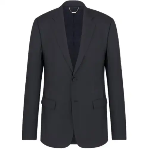 DIOR Business Suits Men's Black Suit Collar Moderate Other