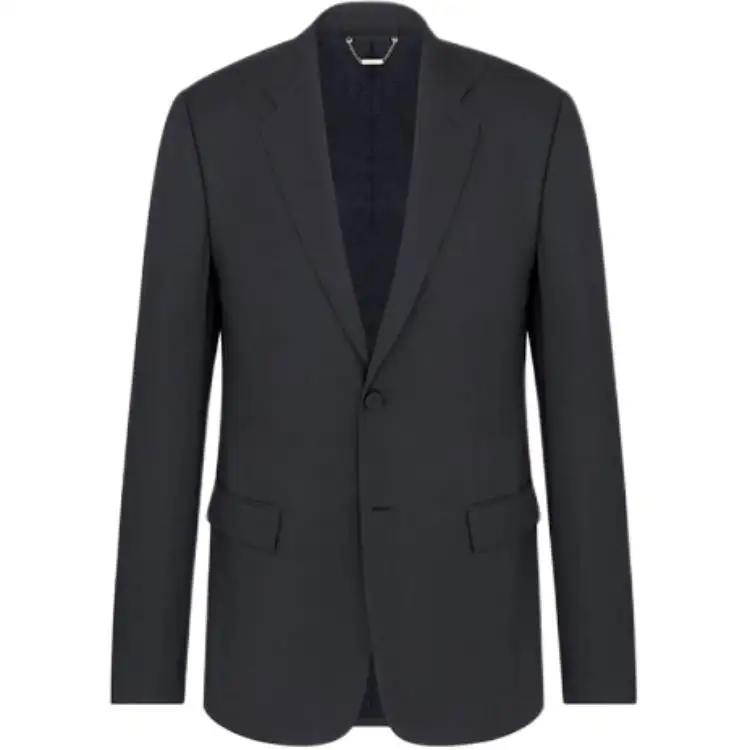 DIOR Business Suits Men's Black Suit Collar Moderate Other