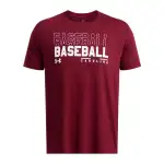 Under Armour Performance CottonCollegiate T Shirt Men's Burgundy