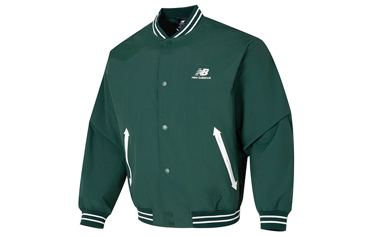 Мужская куртка New Balance Baseball Jacket (зеленая)
