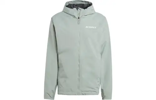 Adidas hooded rain jacket